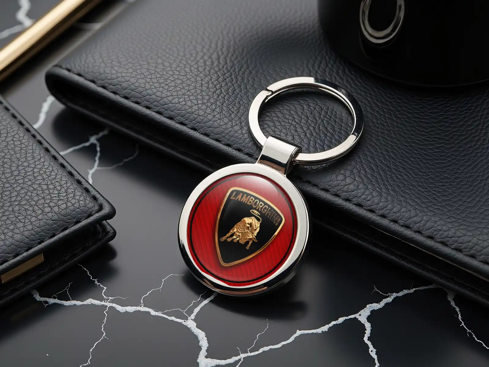 Lamborghini Porte-clés Design Durable en Alliage